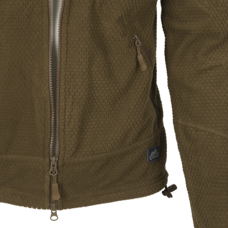 Bluza Helikon ALPHA TACTICAL - Grid Fleece - Czarna XXL