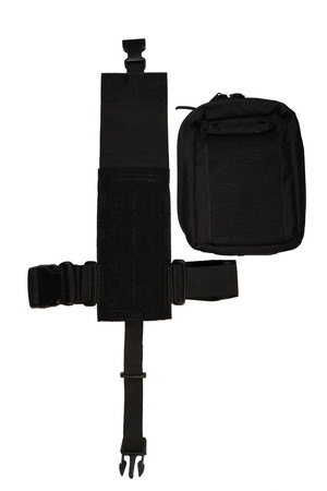 Apteczka JanySport Modułowa Taktyczna Zrywana Cordura Czarna