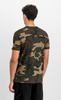Koszulka Alpha Industries Basic Basic Big Logo Camo Woodland