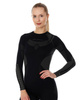Bluza termoaktywna damska Brubeck DRY czarny/grafitowy