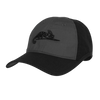 Czapka Helikon Logo Cap - PolyCotton Ripstop - Czarna / Shadow Grey B