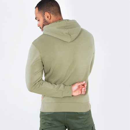 Bluza z kapturem Alpha Industries Basic Hoodie olive