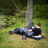 ŚPIWÓR ULTRA LIGHT CZARNO-MIĘTOWY NILS CAMP