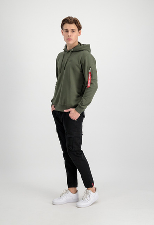 Bluza z kapturem Alpha Industries X-Fit Hoody dark green