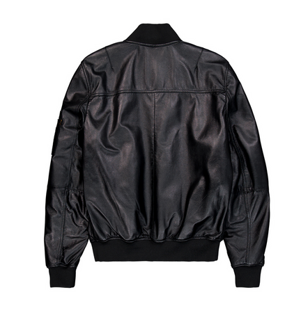 Kurtka Alpha Industries MA-1 Leather Jacket czarna