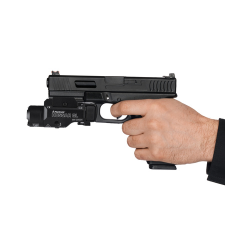 Mactronic HUSSAR GL 900 lm latarka taktycznado broni krótkiej z laserem 