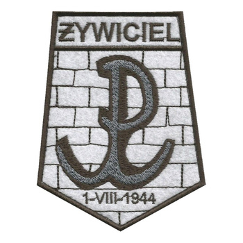 Naszywka Powstanie Warszawskie  Zgrupowanie  Zywiciel