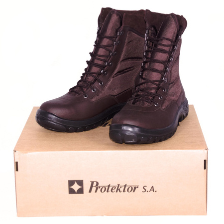 BUTY PROTEKTOR GROM WOJSKOWE TAKTYCZNE BRĄZOWE