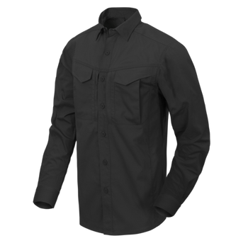 Koszula Helikon DEFENDER Mk2 long sleeve - PolyCotton Ripstop - Czarna