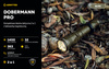 Latarka taktyczna myśliwska Armytek Dobermann Pro Magnet USB Warm Olive