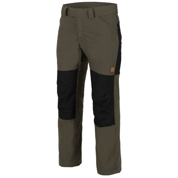 Spodnie Helikon Woodsman Taiga Green / Czarne