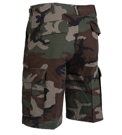 Krótkie Spodnie Mil-Tec Bermuda Rip-Stop Woodland