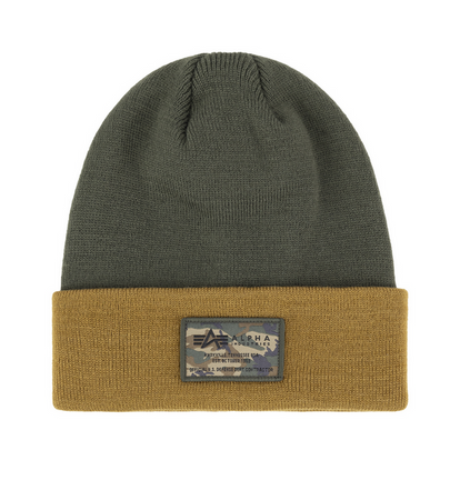 Czapka Alpha Industries Crew Beanie dark olive