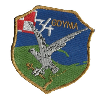 Naszywka 34 Pułk Lotnictwa Myśliwskiego