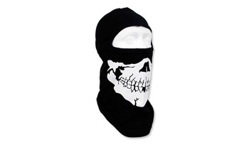 KOMINIARKA FOSTEX 1-OTWOROWA BIKER BALACLAVA SKULL CZARNA