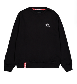 Bluza Alpha Industries Basic Sweater Small Logo black