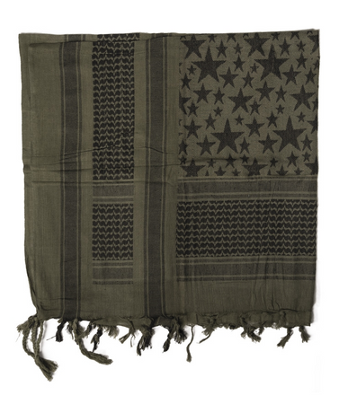 Chusta Arafatka Shemagh Mil-Tec STARS Olive/Black