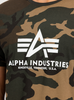 Koszulka Alpha Industries Basic Basic Big Logo Camo Woodland