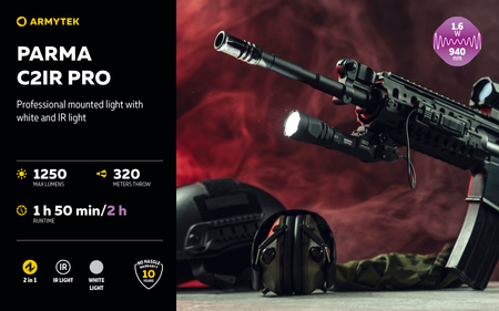 Latarka taktyczna Armytek PARMA C2IR PRO