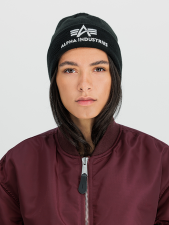 Czapka Alpha Industries 3D Beanie silver/black