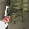 Double Horizontal Pouch - Olive Green
