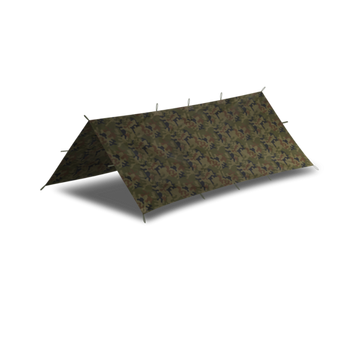 Płachta biwakowa Helikon SUPERTARP Small - PL Woodland wz93