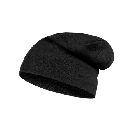 Czapka męska merino Woolmed czarna