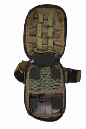 Apteczka JanySport Modułowa Taktyczna Zrywana Cordura Olive
