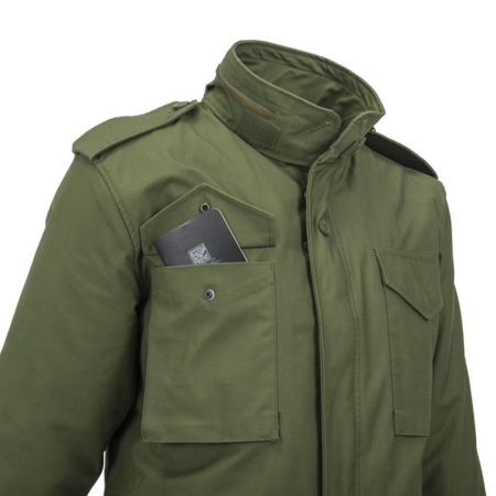 Kurtka Helikon M65 NyCo Sateen Czarna