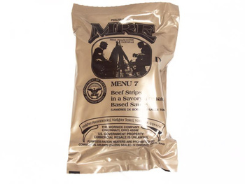 RACJA ŻYWNOŚCIOWA MRE USA ORYGINALNA MENU 7