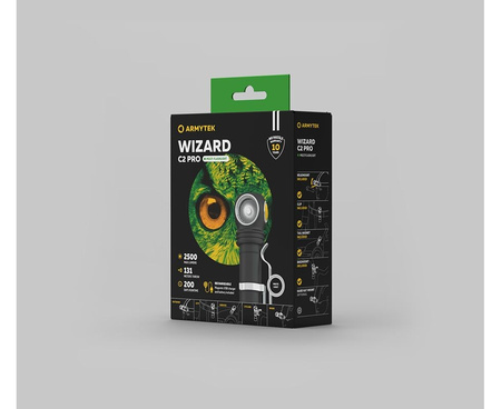 Latarka czołowa Armytek Wizard C2 Pro Magnet USB White