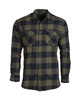Koszula Flanelowa Mil-Tec Czarna/Olive