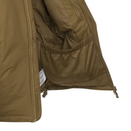 Lekka Kurtka Zimowa Helikon LEVEL 7 - Climashield Apex 100g - Czarna