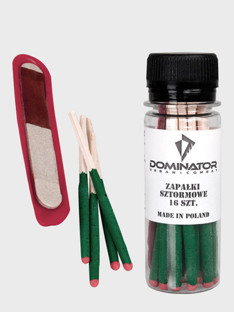 Zapałki Sztormowe Dominator w pudełku 16 SZT.