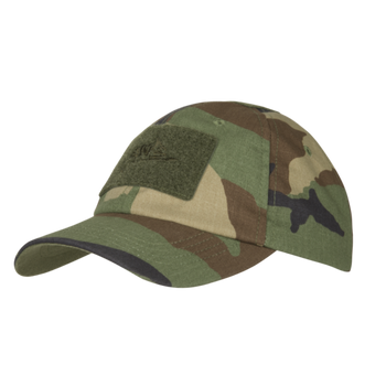 Czapka z daszkiem Helikon Baseball PolyCotton Ripstop US Woodland