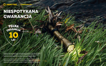Latarka taktyczna myśliwska Armytek Dobermann Pro Magnet USB Warm Olive