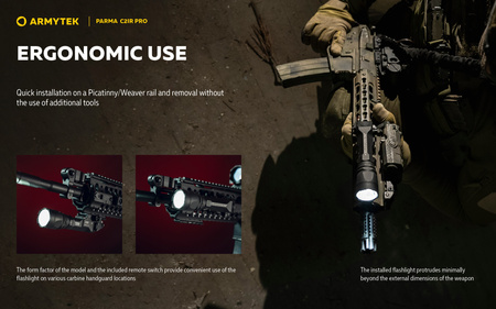 Latarka taktyczna Armytek PARMA C2IR PRO