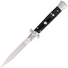 Nóż sprężynowy Frank Beltrame Stiletto Black 23cm