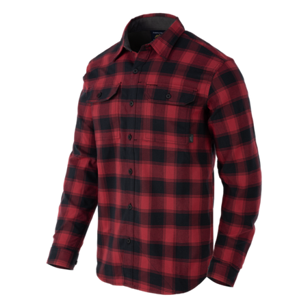 Koszula Helikon GreyMan Shirt Coral Crimson Checkered
