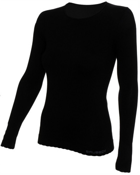 Bluza termoaktywna damska Brubeck COMFORT COTTON czarny