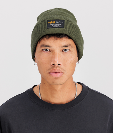 Czapka Alpha Industries Crew Beanie Black