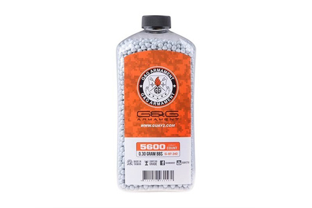 Butelka kulek precyzyjnych 0,30g (5600 kulek w butelce) szare