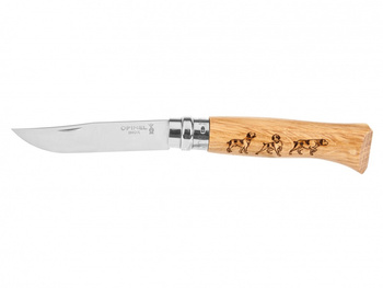 NÓŻ OPINEL 8 INOX MYŚLIWSKI SERIA ANIMAL - PIES