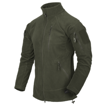 Bluza Helikon ALPHA TACTICAL - Grid Fleece - Olive Green