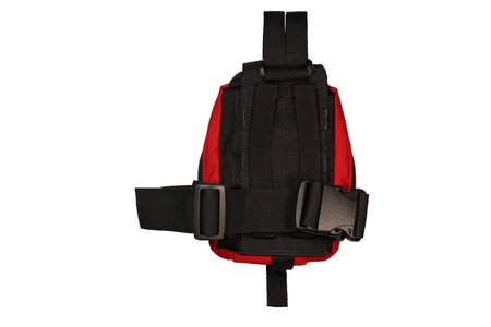 Apteczka JanySport Modułowa Taktyczna Zrywana Cordura Czerwona