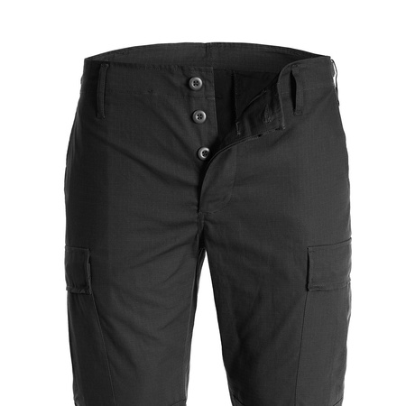Spodnie BDU Mil-Tec Teesar Slim Fit Czarne