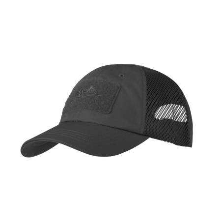 Czapka Baseball VENT - PolyCotton Ripstop - Czarna
