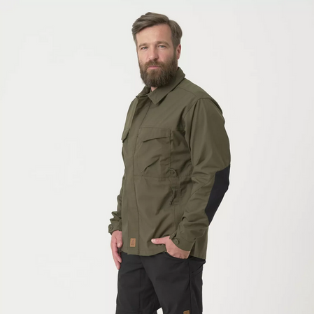 Koszula Helikon WOODSMAN - Taiga Green / Czarna