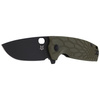 Nóż składany Fox Core OD Green FRN, Cerakote Black N690 by Jesper Voxnaes