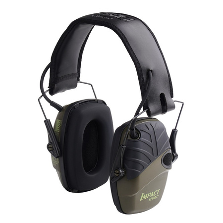 Howard Leight/Honeywell Aktywne ochronniki słuchu Impact Sport Oliwkowe